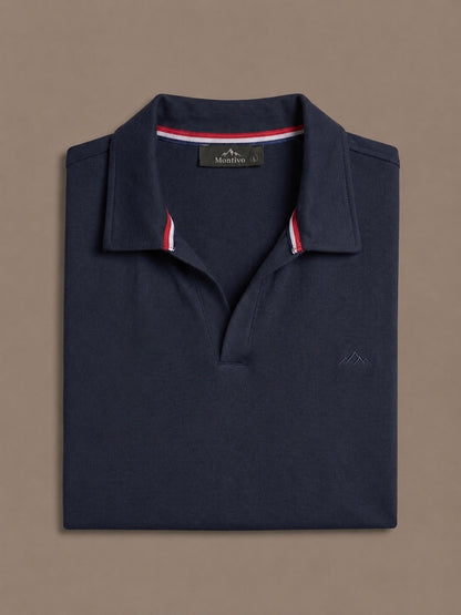Blue Short Sleeve Polo