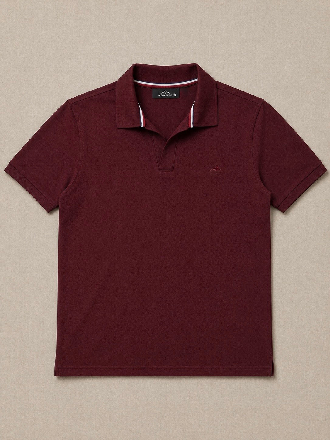Burgandy Short Sleeve Polo
