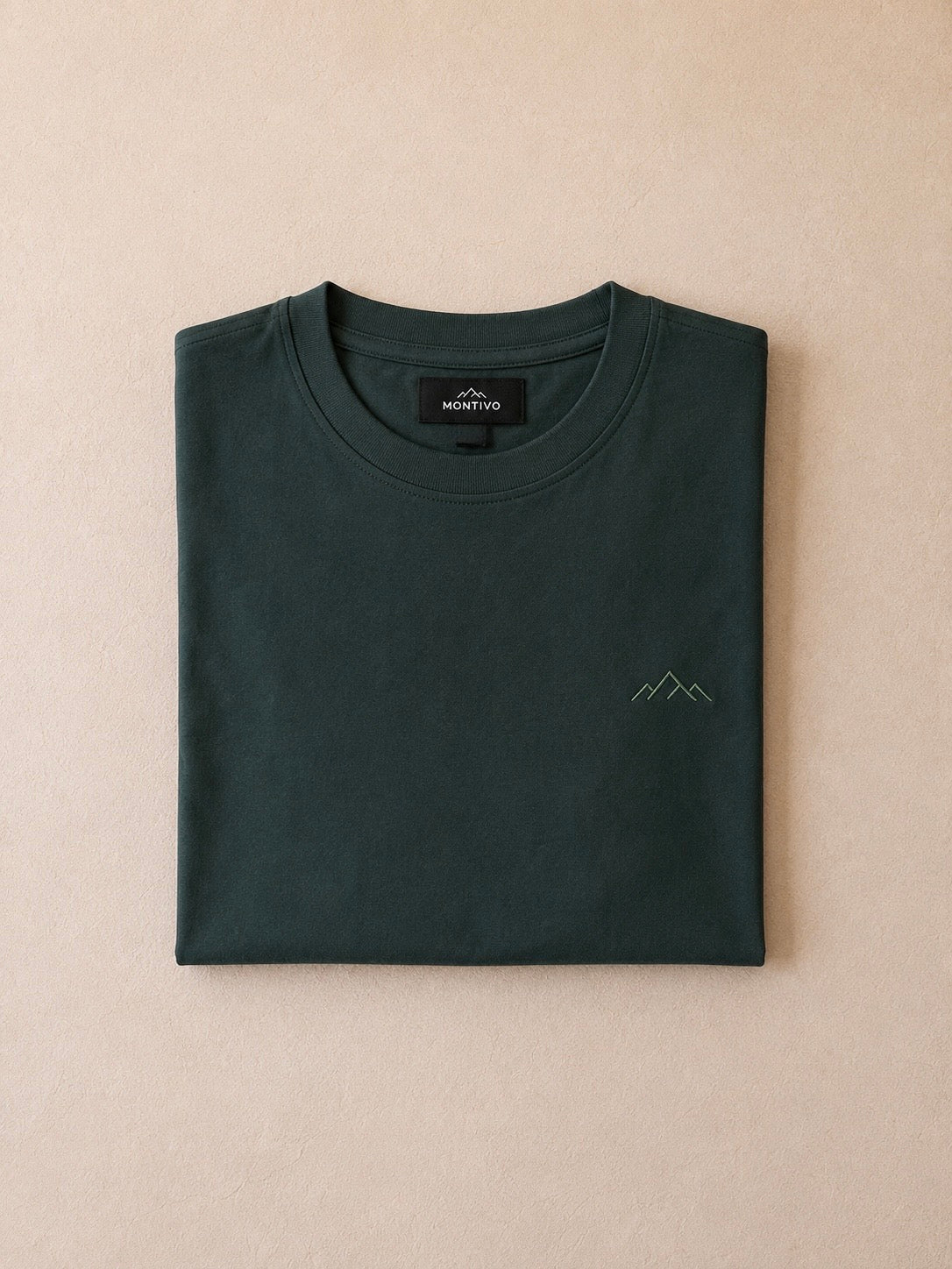 Green Short Sleeve Round Shirt