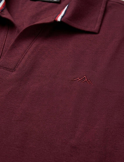 Burgandy Short Sleeve Polo